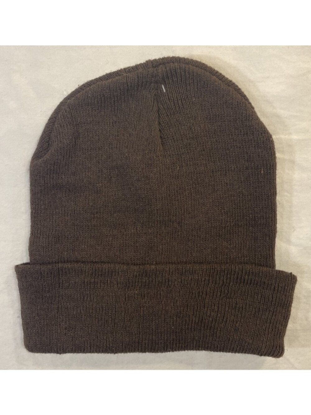 Unisex Brown One Size Warm Winter Beanie Cap Hat